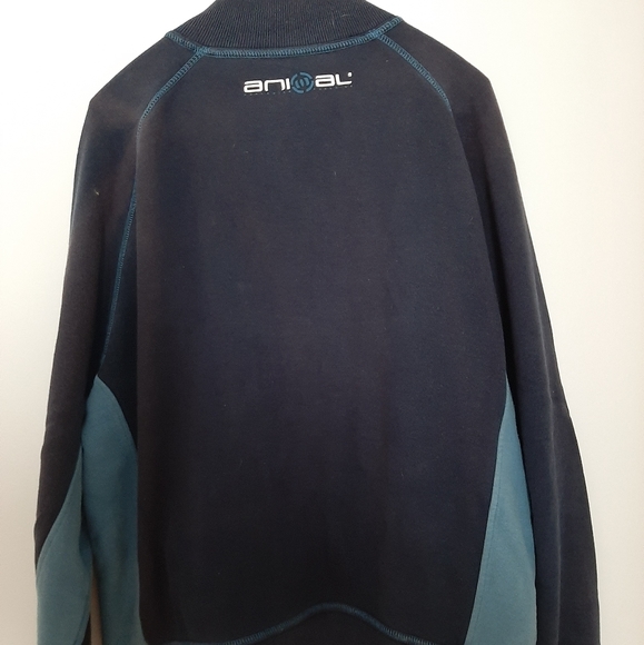 Animal Large Two Tone Blue Casual Jacket. - Picture 4 of 11